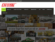 Tablet Screenshot of choyal.com